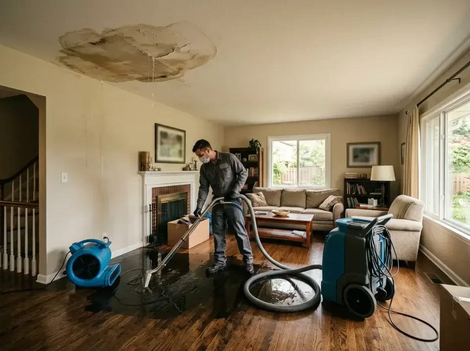 attic-pipe-burst-ceiling-drip-008 — frequently asked questions, Water Damage Restoration & Carpet Care in Pennville, PA